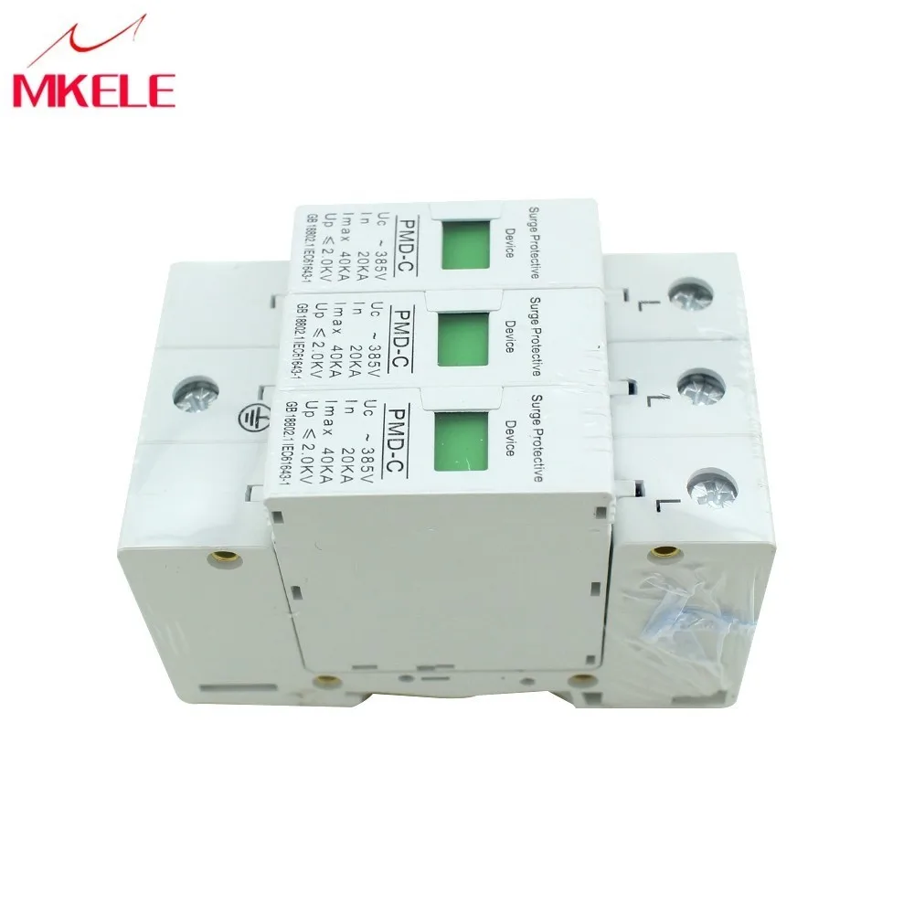 20ka ~ 40ka 385vac Spd 3p дом Защита от перенапряжения защитное Низковольтное устройство