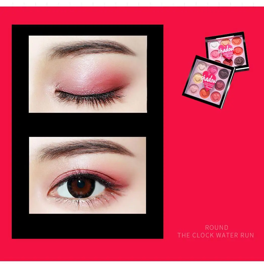 9 цветов Профессиональная палитра теней для глаз Shimmer Matte Eye China casual вечерние Y Dating