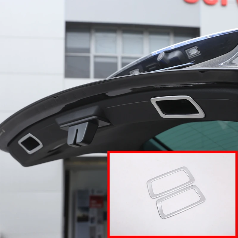 

2 Pcs For Maserati Levante 2016 ABS Chrome Tail Door Inner Handle Frame Trim Stickers Car Interior Accessories