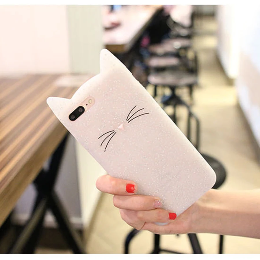 KISSCASE милый чехол для телефона с рисунком кота Samsung Galaxy S8 plus S7 S6 Edge чехлы J7 J5 J2 Prime A7 A5