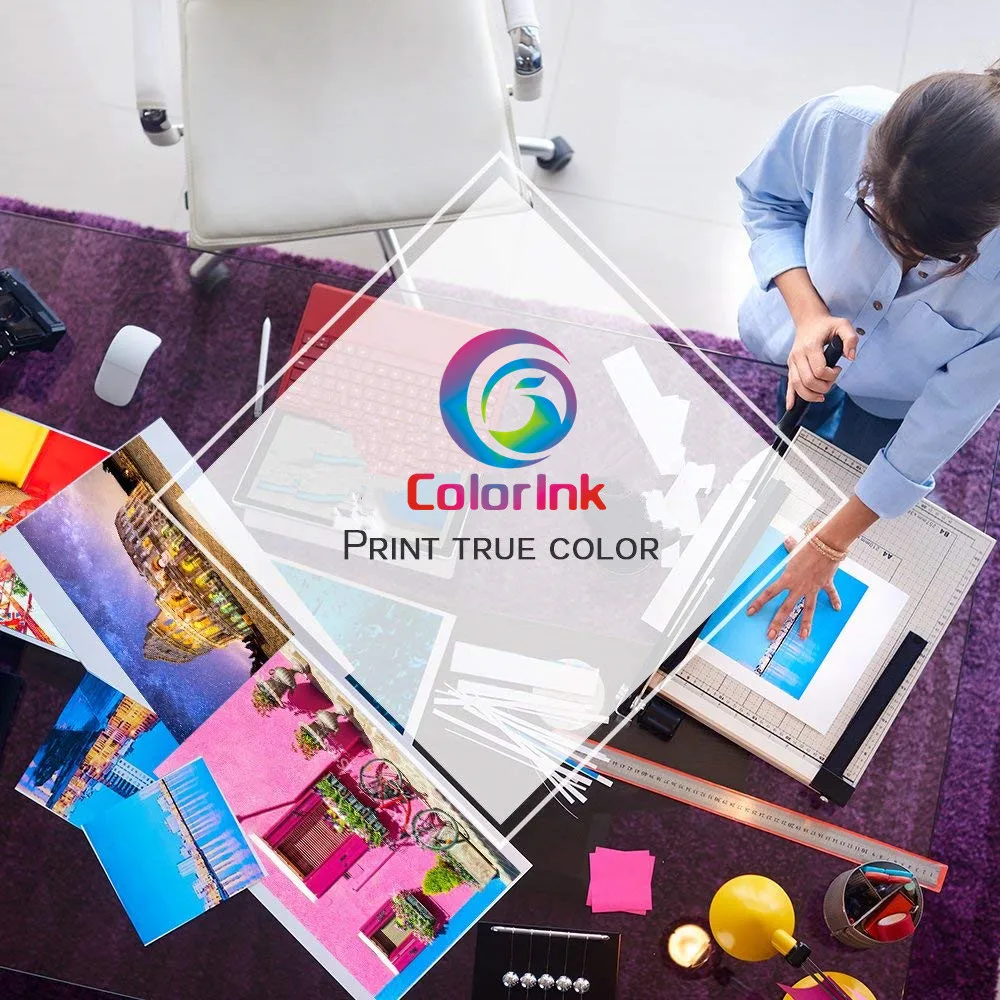 ColoInk 4 чернилами для Epson 127XL T1271 патрон чернил принтера рабочей силы 60 630 545 840 845 WF 3520