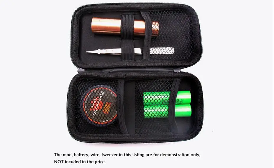 Сумка на молнии для хранения электронных сигарет RTA RBA RDA бак испаритель мод DIY