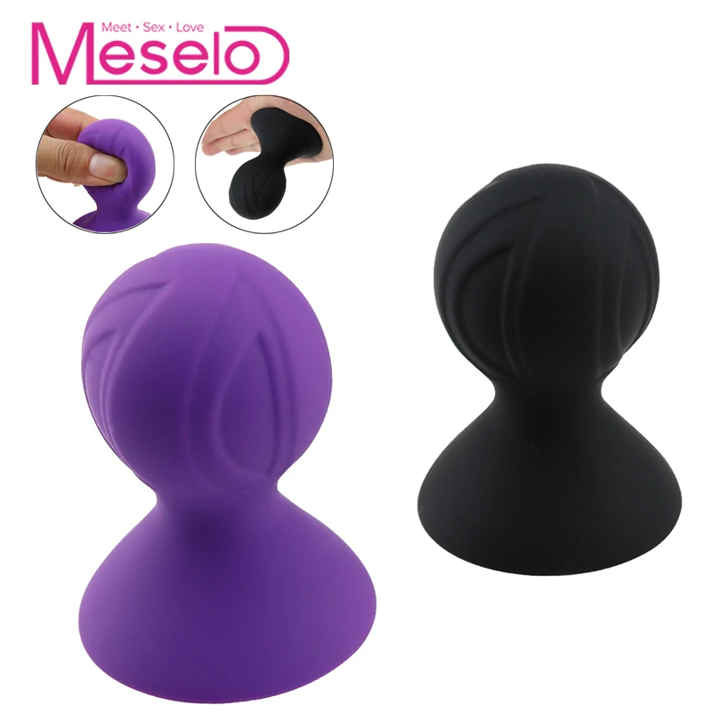 Meselo 1 пара силиконовых сосок присоски для взрослых секс игрушки пар сосков игры