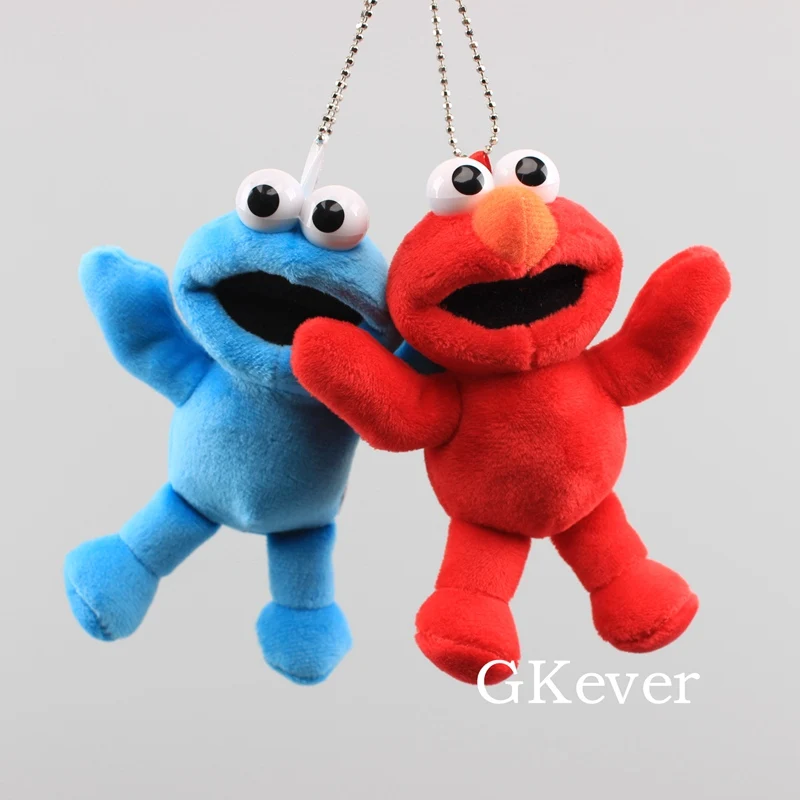 Брелок Elmo Улица Сезам плюшевый мягкий кулон мультяшный милый персонаж игрушки
