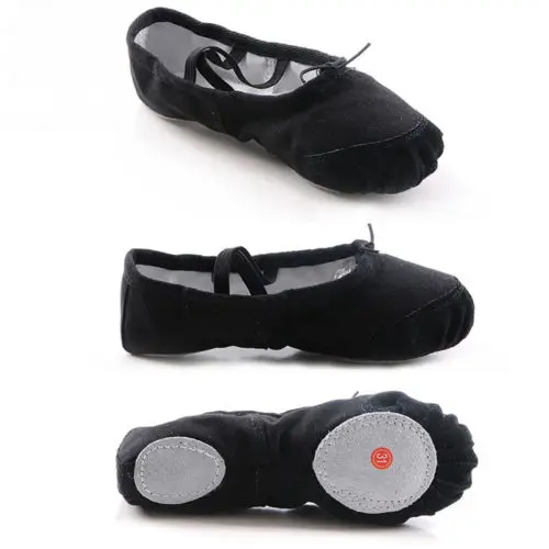 Балетная обувь для маленьких девочек однотонная с острым носком