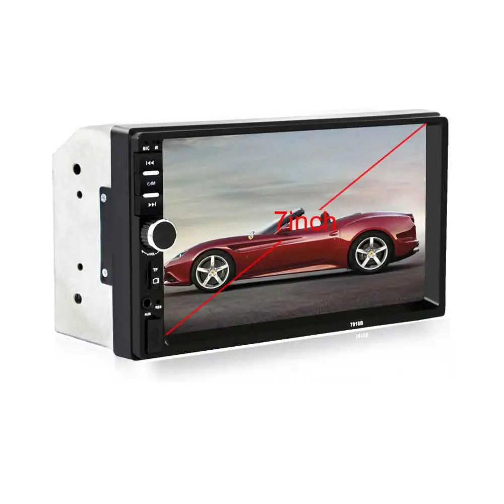 7018B 7 дюймовый TFT экран Bluetooth V2.0 12V автомобильный аудио стерео MP5 плеер BT громкой