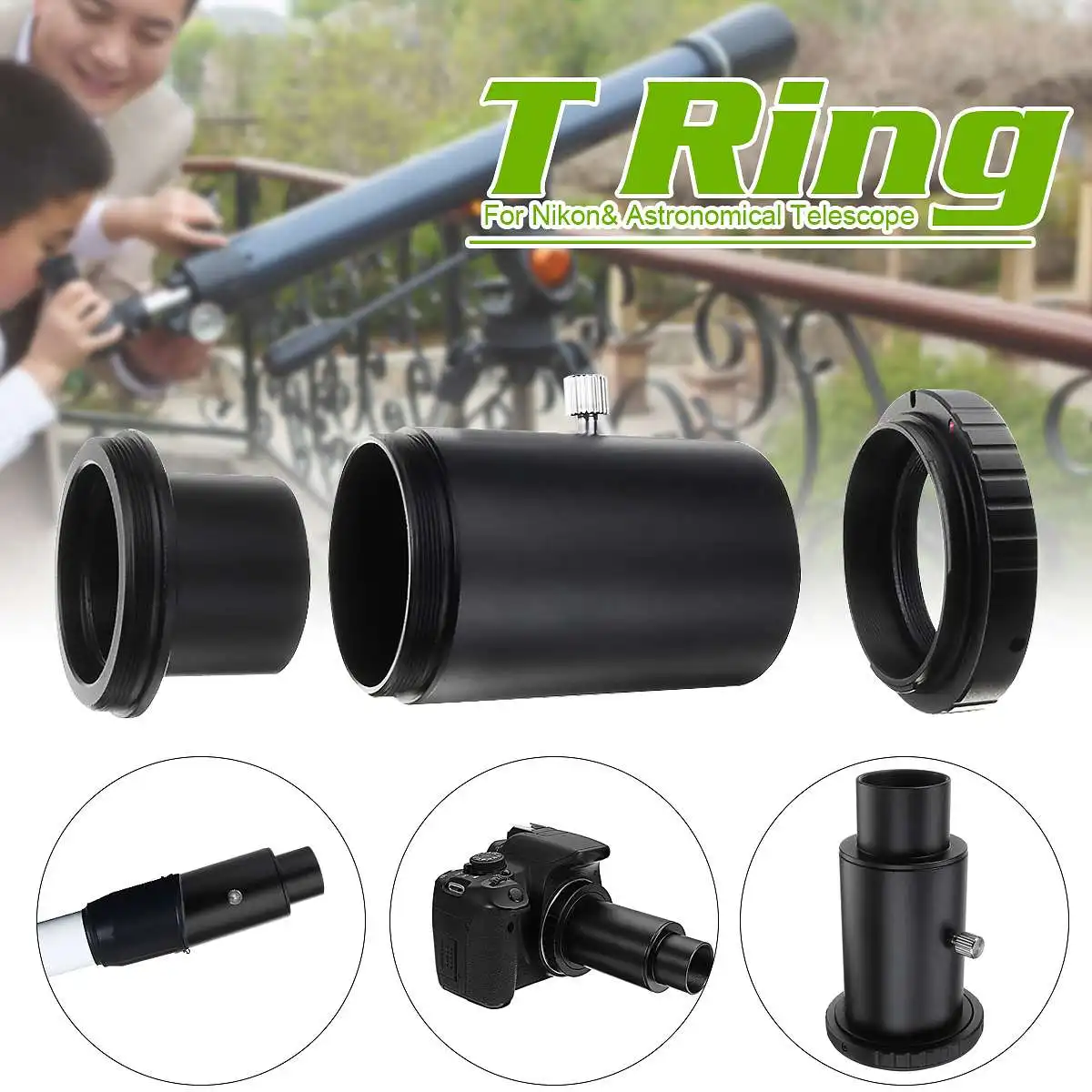 Кольцо переходник T2 для телескопа 1 25 дюйма|Адаптеры объектива| |