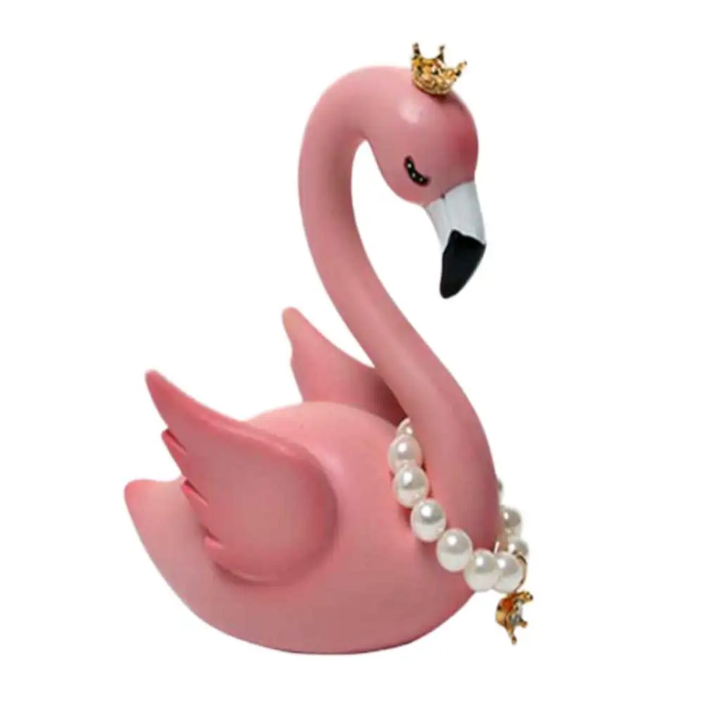 Автомобильный Декор Фламинго узор любовь птица Корона глаз креативный