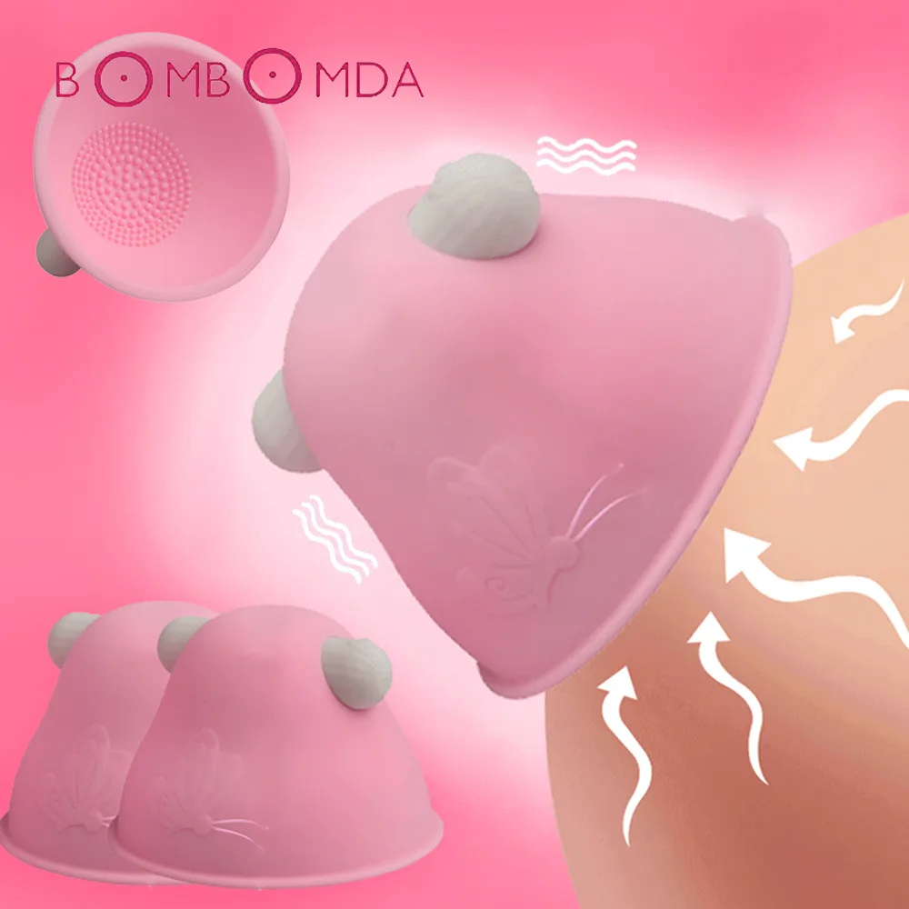 1 пара соски стимуляция вибро для Для женщин увеличитель груди грудного