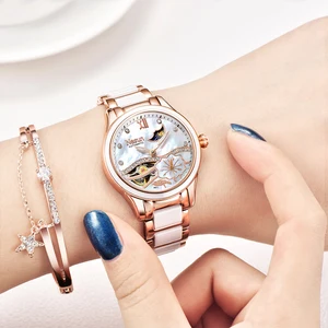 Женские Механические часы NESUN Switzerland, роскошные часы от ведущего бренда, автоматические водонепроницаемые наручные часы с Лунной фазой