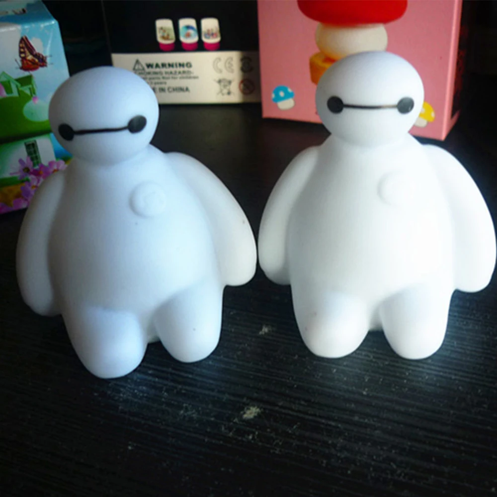 7 цветов Изменение большой герой 6 мультфильм BayMax светодиодный ночник настольная