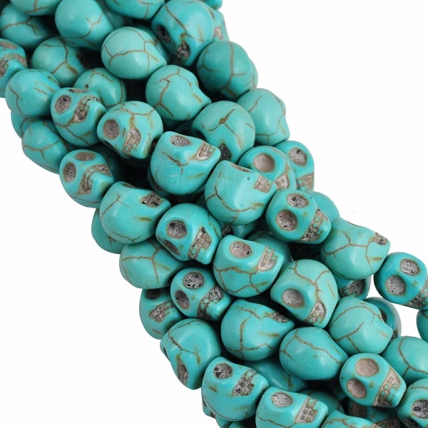 

LNRRABC new High-quality Spacer Loose Beads Wholesale Skull Shape DIY for jewelry Fashion Colorful Charms handmade beads