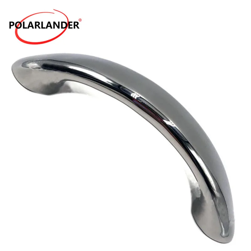 

Stainless Steel 6-1/2" Oval Base Marine Rail Boat Door Hatch Grab Handle Hand