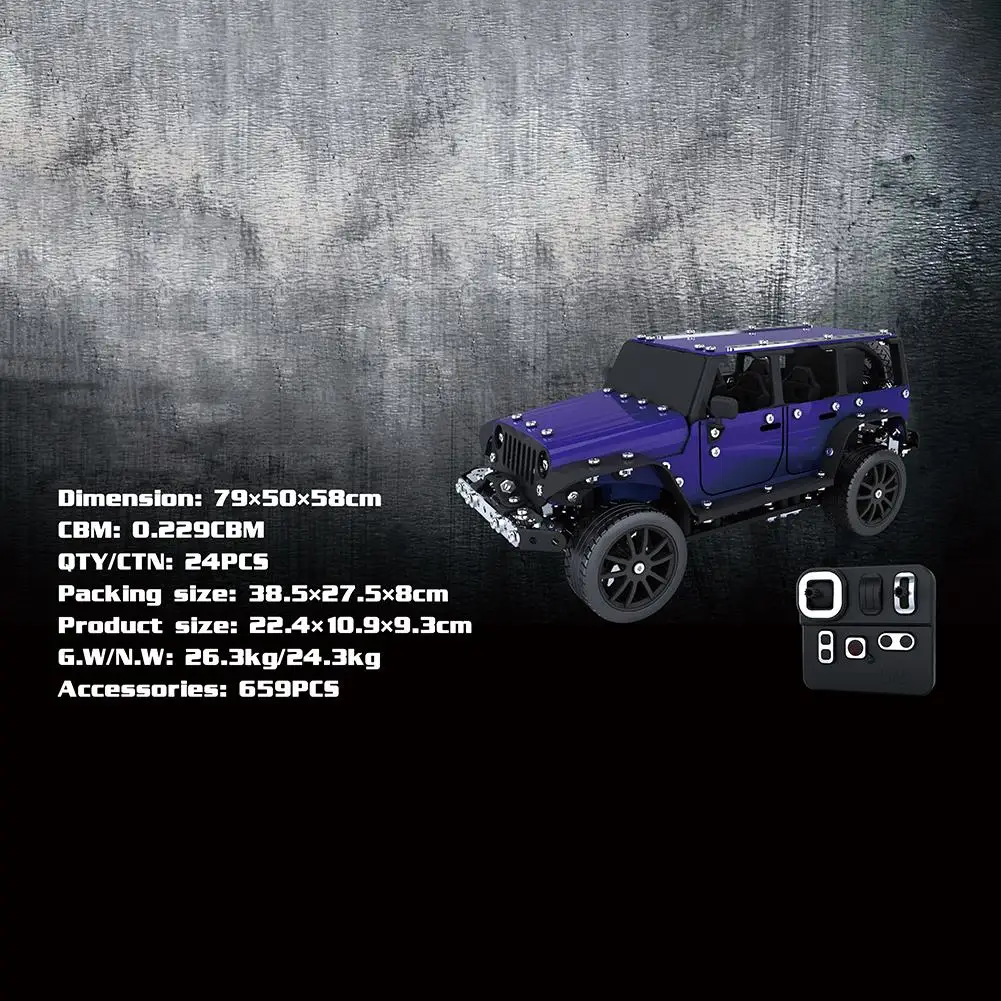 DIY Alloy Assembled Remote Control Toys Car 1:16 Stainless Steel Four-channel Kids | Игрушки и хобби