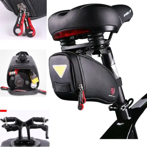 WHEEL UP Road Bicycle Saddle Bags Bike Hardshell Seat Bag Waterproof | Дом и сад
