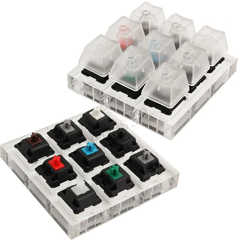 Акриловый прибор для проверки клавиатуры пластиковый пробоотборник Keycap