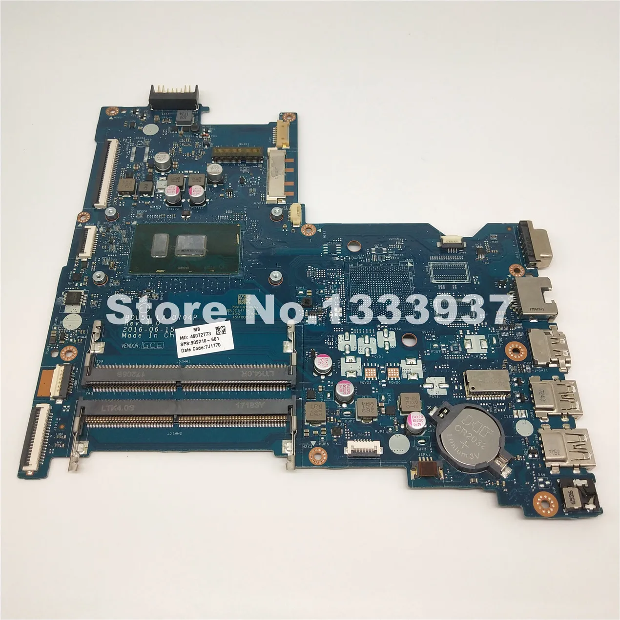 Материнская плата BDL50 LA D704P 909210 601 для HP 15 AY 250 G5 материнская ноутбука модель SR2UW 001