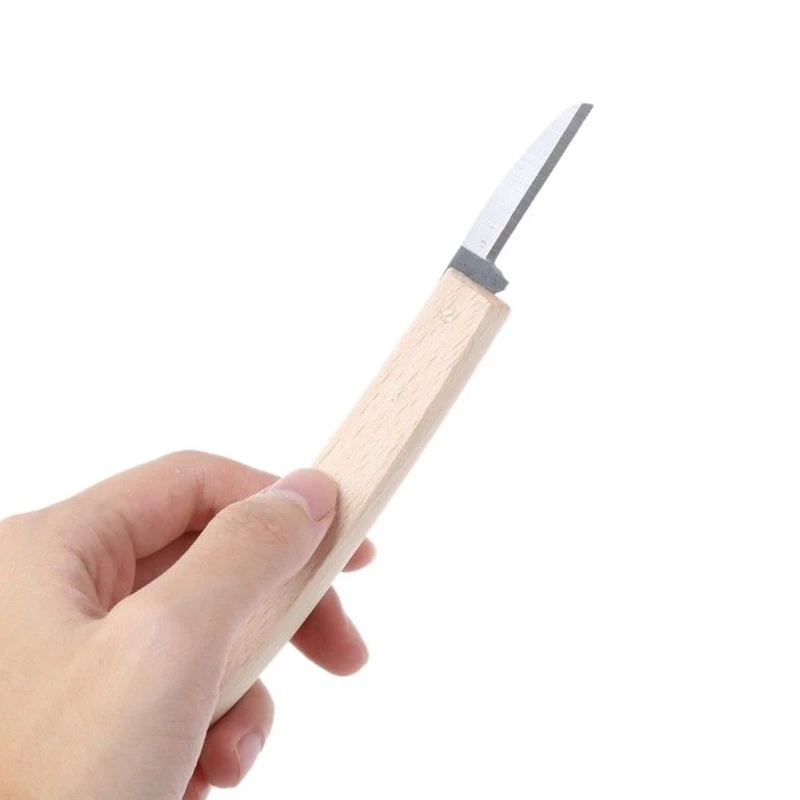 18 см резак из Букового дерева рабочий банан Тип ручки резьба по дереву DIY