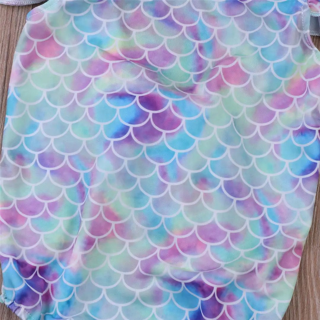 

Kid Baby Girls Mermaid Bow Swimwear Swimsuit Baby Girl Mermaid One-Piece Swimwear Bathing Suit Costume