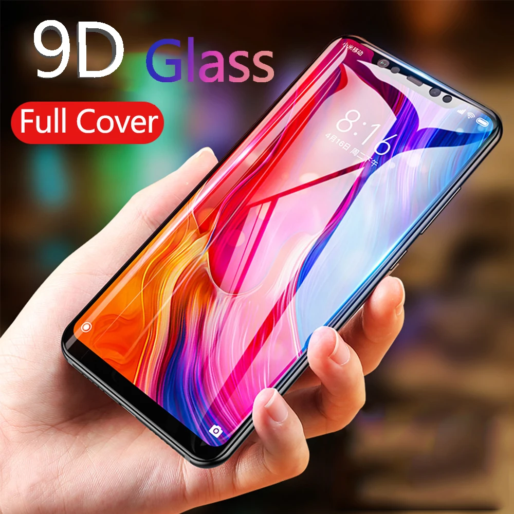 9D стекло для Xiaomi Mi 6X 8 A2 Lite A1 полное покрытие закаленное Защита экрана на Redm Note 5 7 6