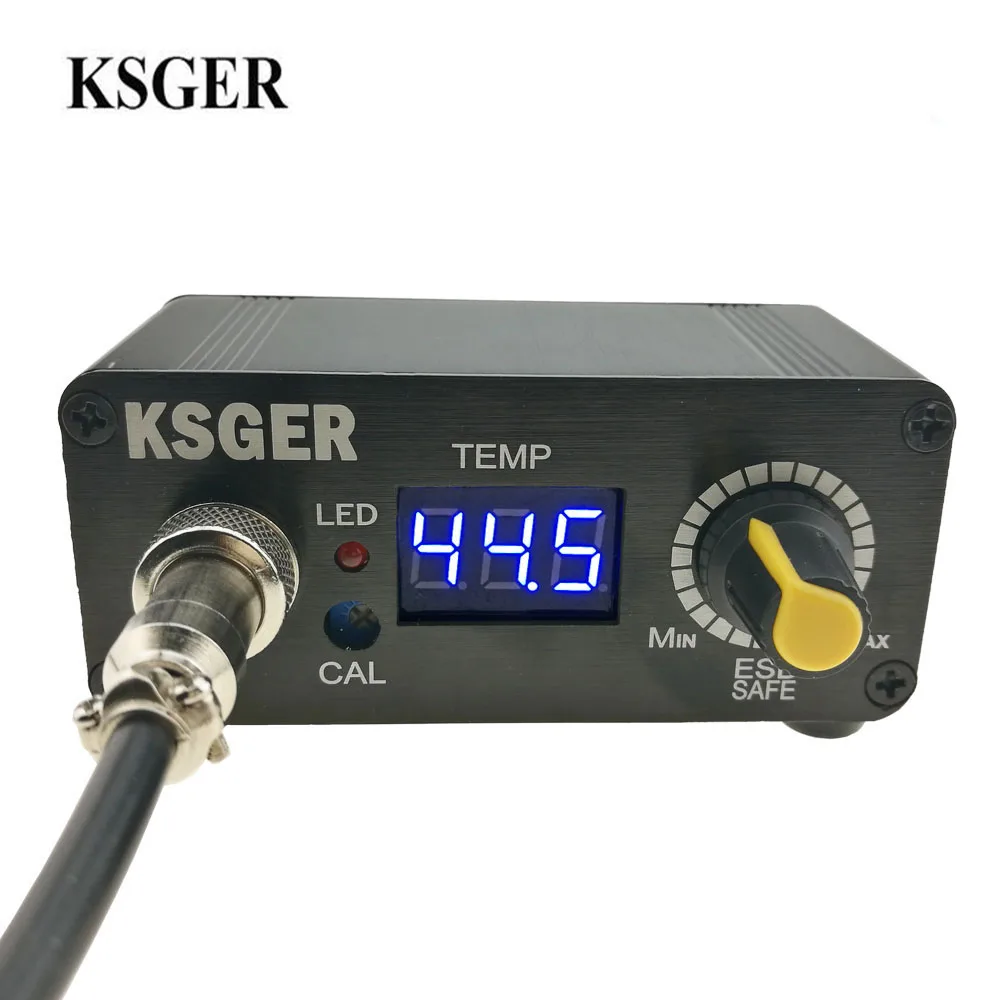 KSGER MINI STC светодиодный паяльник T12 паяльная станция контроллер температуры