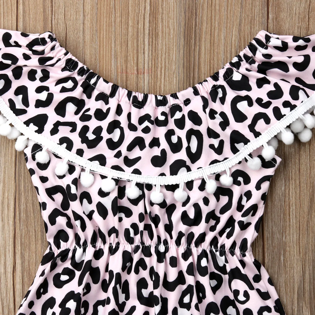 Летний комбинезон для новорожденных девочек с короткими рукавами и розовым