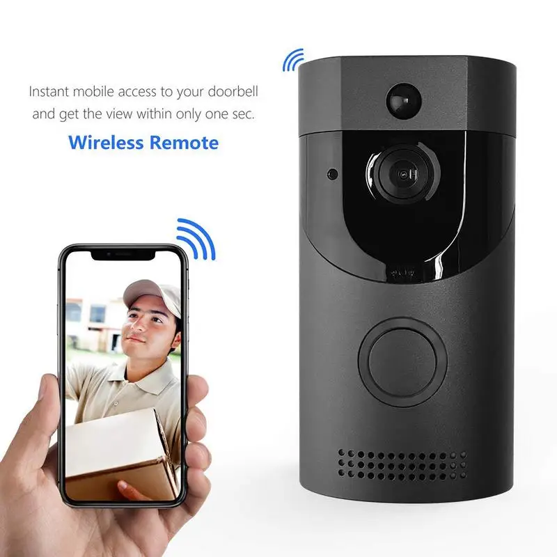 Беспроводной видеодомофон с Wi-Fi дверной звонок 720P HD двухсторонний аудио