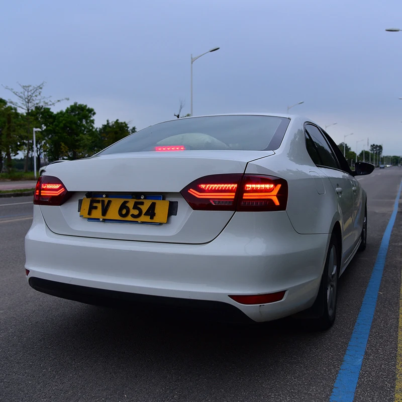Хвост светильник в сборе для Volkswagen Jetta 2012 2014 светодиодный вождения стоп сигнал