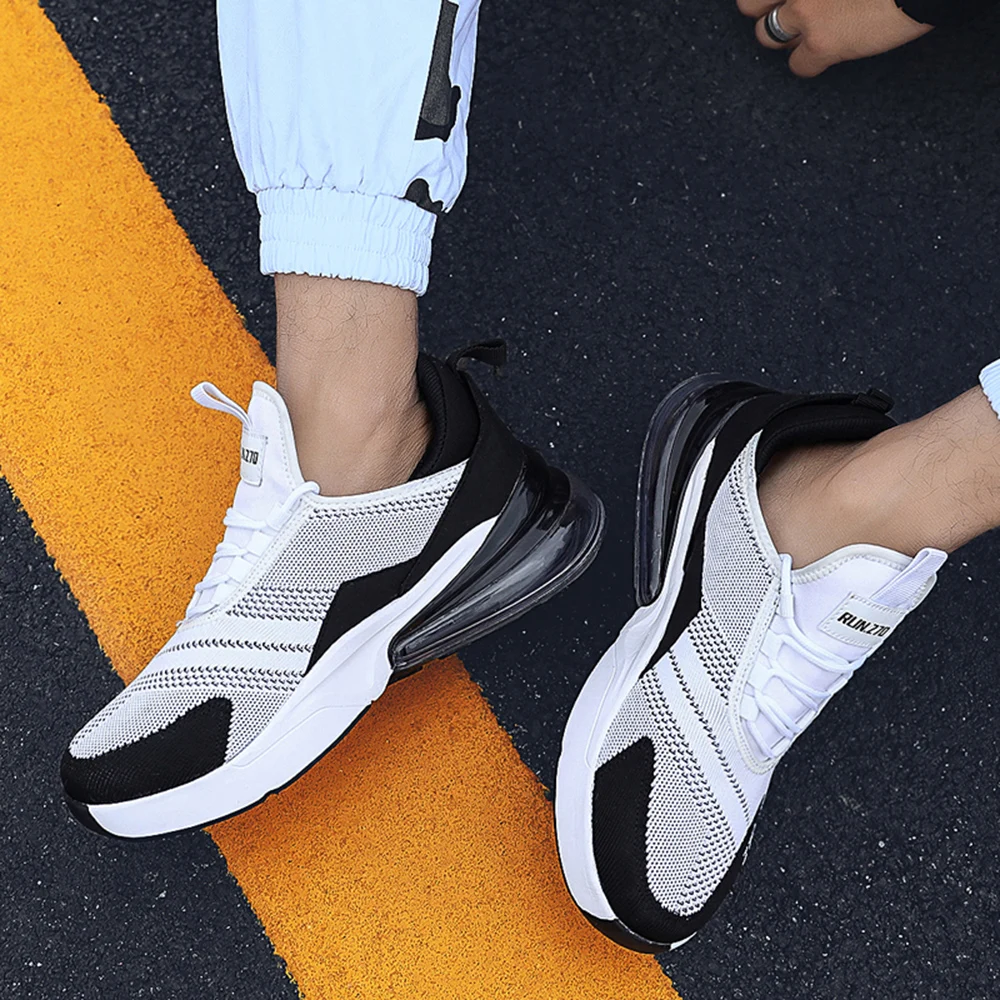 2019 New large size air Mesh sports running shoes Men Breathable casual outdoor Walking Jogging Fitness tenis Sneakers | Обувь