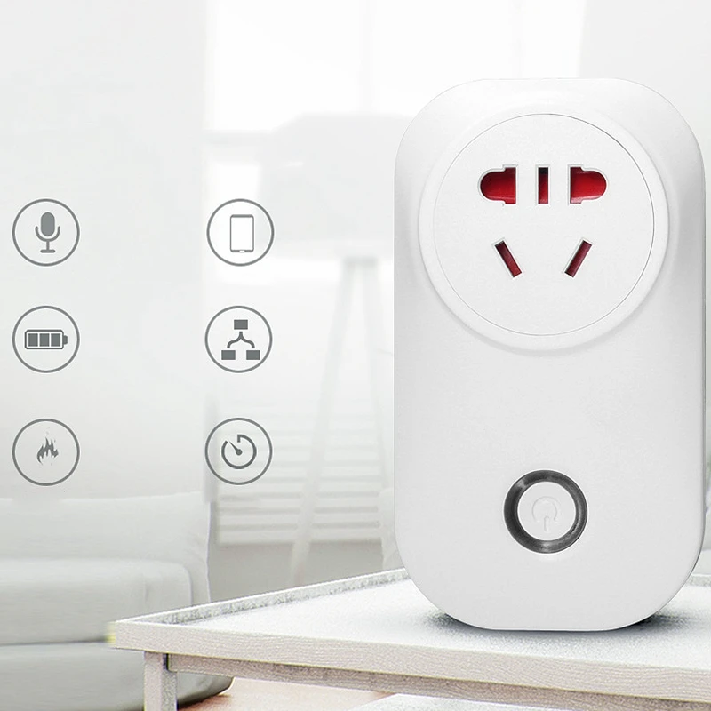 Базовая Wi Fi умная розетка беспроводной штекер умный дом переключатель питания