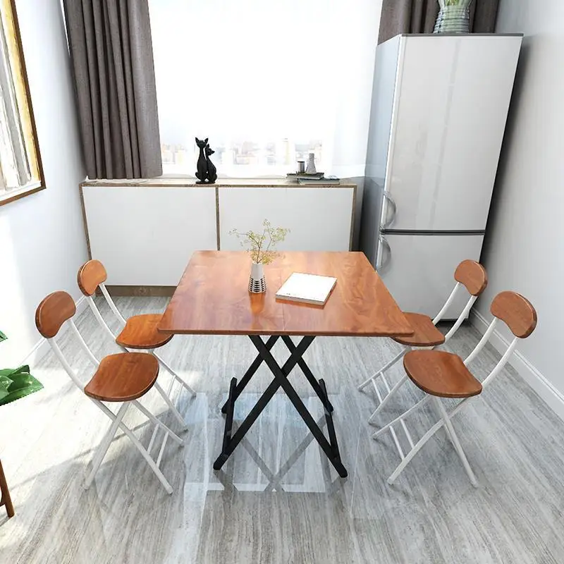 Обеденный набор Meja Makan coedor Ouro Room Bureau Tisch Tablo Tavolo piegevole Plegable стол Mesa De Jantar складной