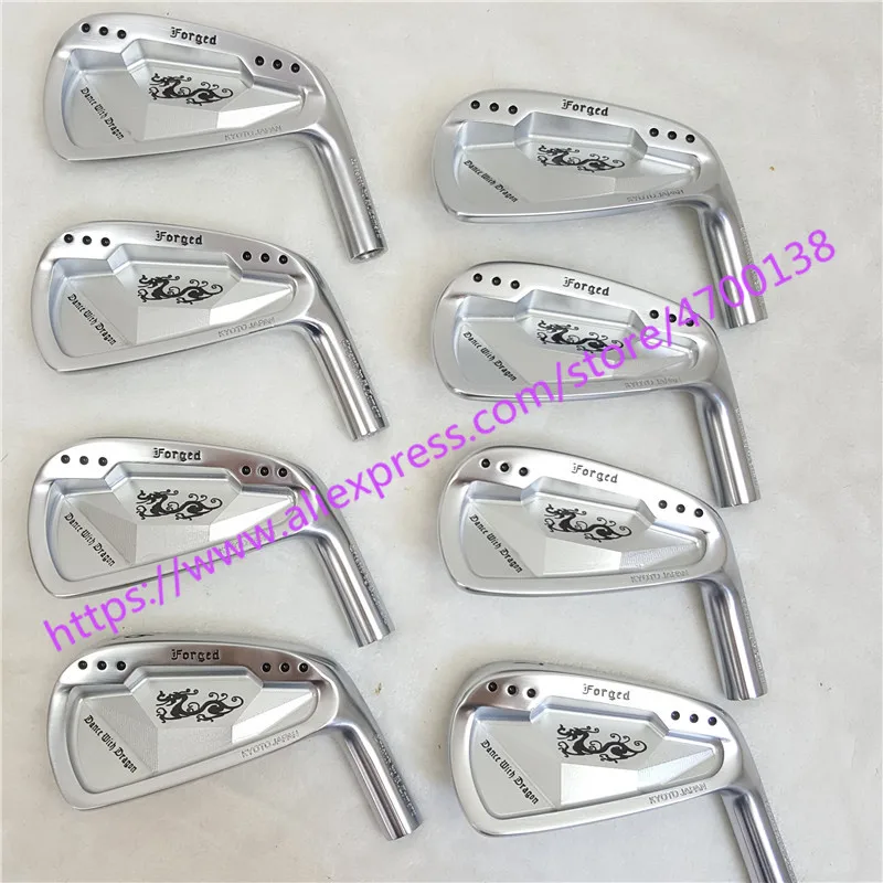 

New High Quality Golf Iron Set Dance with Dragon Wrought Forged Iron Right Hand Golf Club 3-9P/8Pcs Graphite/Steel Shaft R/S