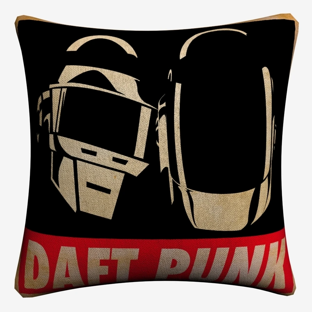 Daft панк рок n Roll декоративное хлопковое белье Чехол для подушки 45x45 см чехол