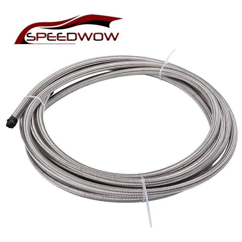 Запчасти для двигателя SPEEDWOW 10 футов плетеный шланг из нержавеющей стали ПТФЭ