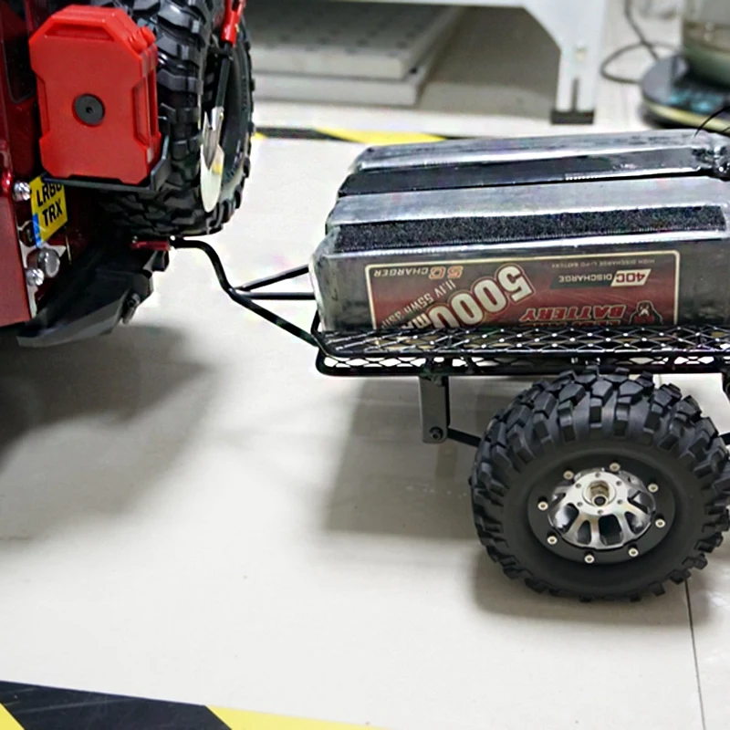 Металлический прицеп ковш Радиоуправляемый автомобиль сделай сам для Trx4 Trx 4 1/10 D90