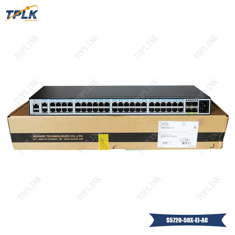Hua wei 46 Ethernet 10/100/1000 портов S5720 50X EI AC коммутатор 4x10 Gig SFP + 110В/220В гигабитный
