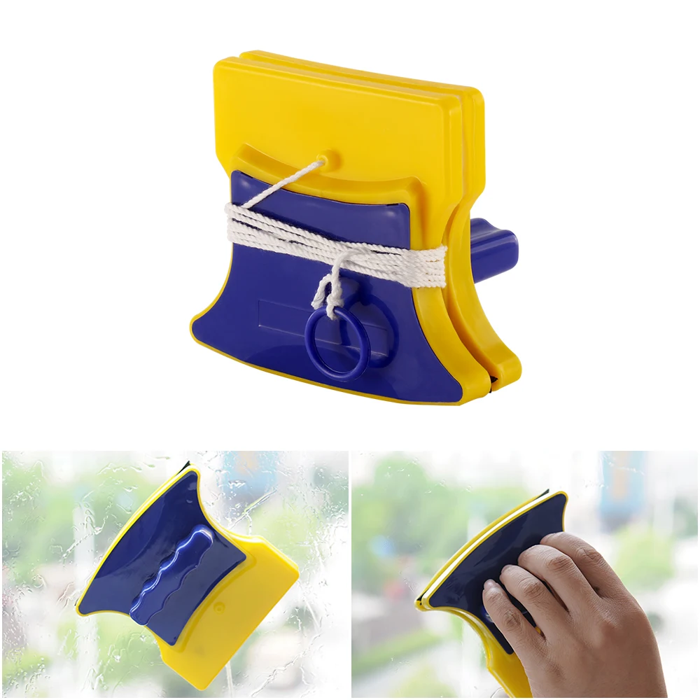 New Double Sided Magnetic Window Glass Cleaner Magnets Brush Home Wizard Wiper Surface Cleaning Tools | Дом и сад