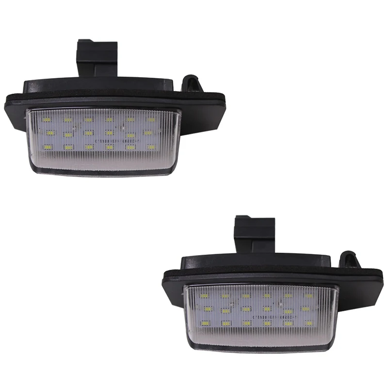 DHBH 2Pcs 12V Led Canbus номерного знака светильник для Mitsubishi Outlander 2006 ~ Lancer Sportback 2008 детали