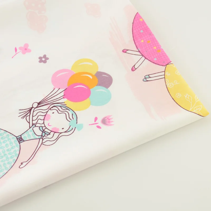 Cartoon Girls Designs Home Textile White Fabric Cotton Quilting Tela Bedding Scrapbooking Decoration Tecido Sewing Cloth | Дом и сад