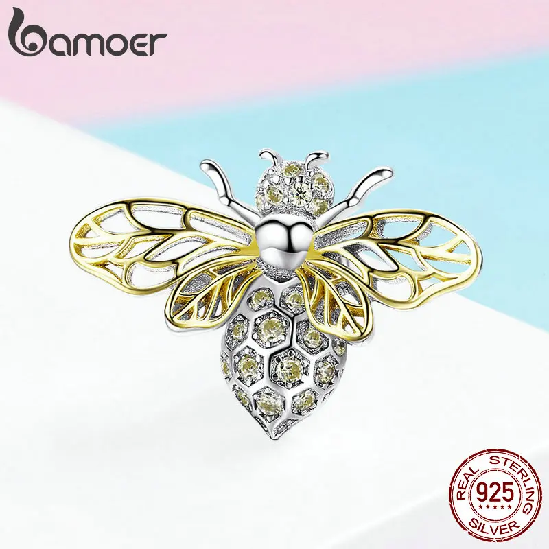 Горячая Распродажа подлинные бусины BAMOER из стерлингового серебра 925 пробы с
