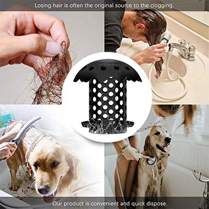 2 Pack Bathtub Sink Drain Hair Catcher Protector Strainer Durable Bath Tub Shower Snare Prevents | Обустройство дома