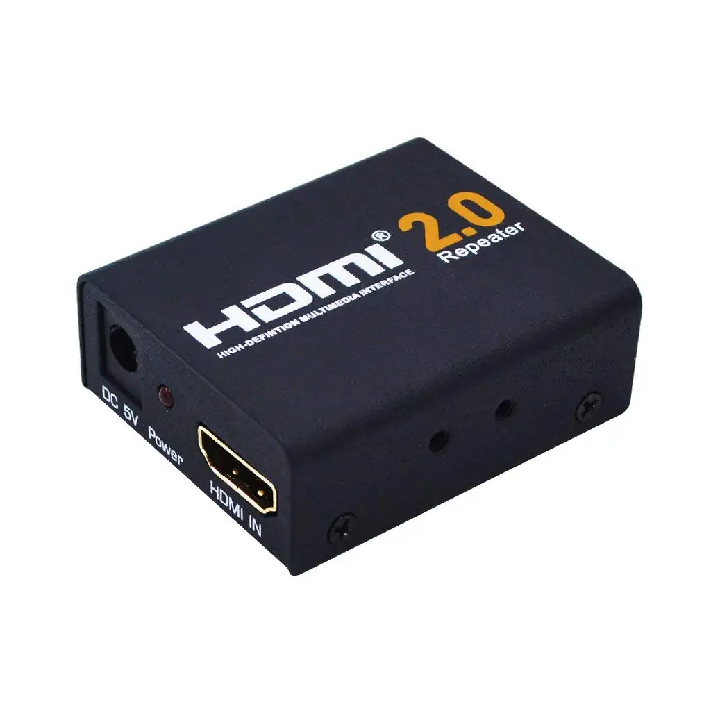 HD 2160P 3D 4K HDMI 2 0 сплиттер ретранслятор расширитель усилитель HDTV металлический