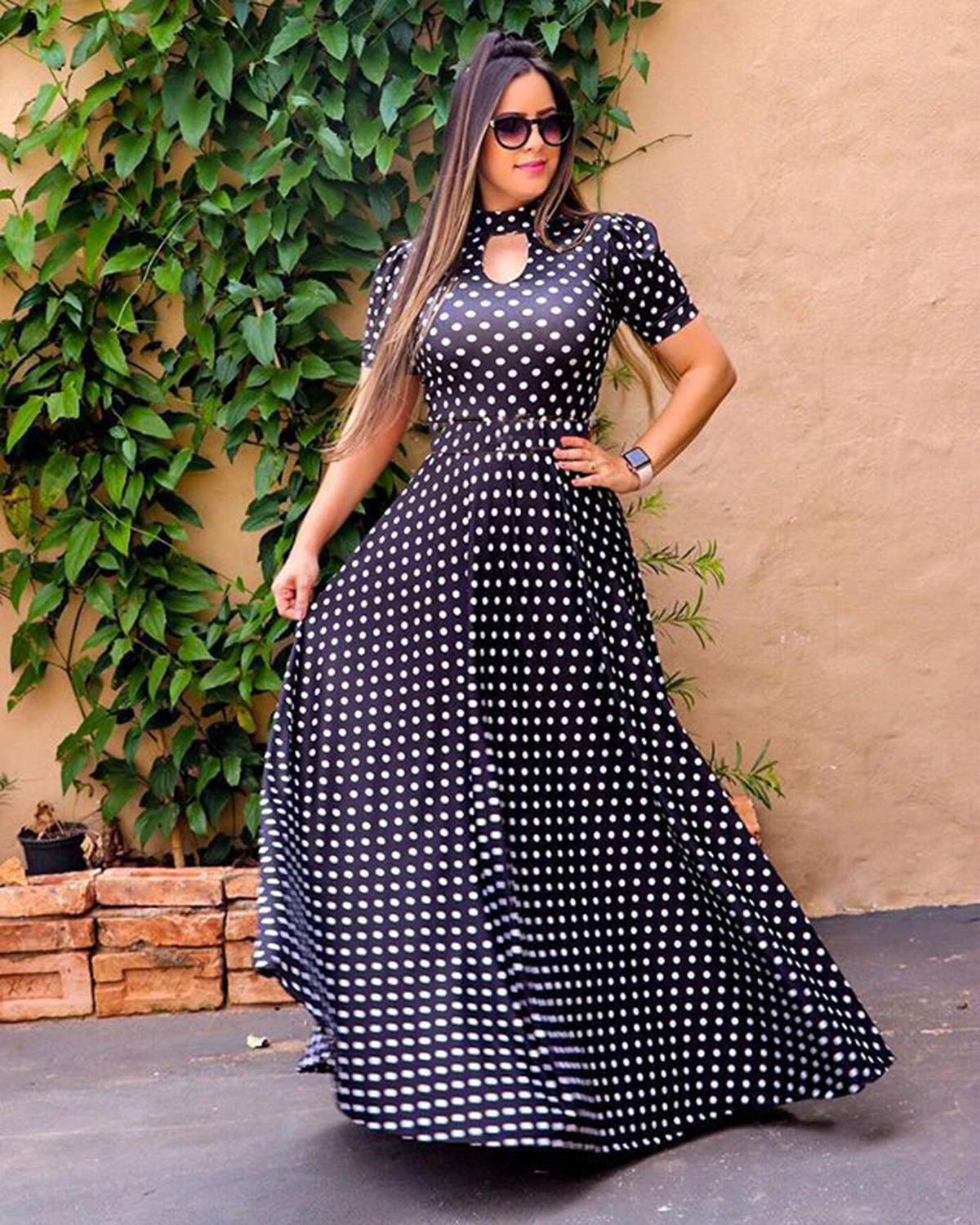 Для женщин Boho Цветочные Длинные Макси платье для вечеринки вечерние летние