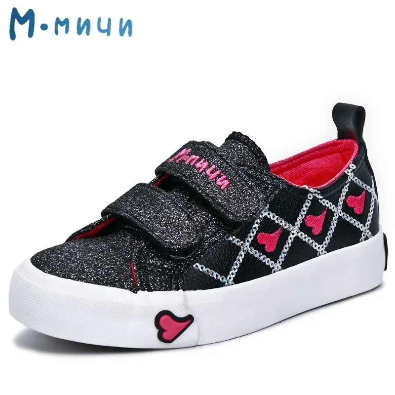 MMNUN обувь для детская блестящая девочек детей крупных детские кроссовки Размеры