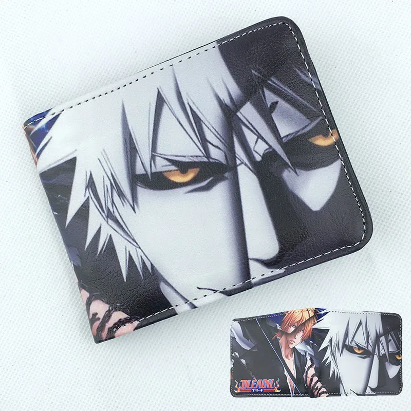 BLEACH Kurosaki ichigo кошелек Мода PU Япония Аниме Косплей студентов мужские короткие
