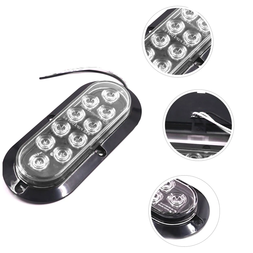 10LED предупреждающие боковые тормоза для задних фонарей грузовика|Световая