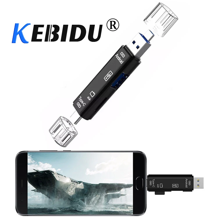 Устройство для чтения карт памяти KEBIDU 5 в 1 устройство USB 2 0 TF адаптер Micro интерфейс