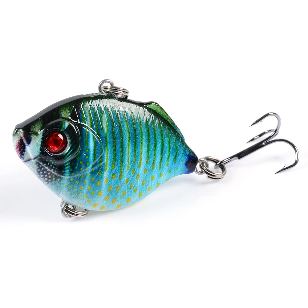 Lixada Mini VIB рыболовные приманки 4 5 см 8 г 2019 новые с тройными крючками 3D глаза