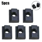 5 шт. M6810 резьба, Т-образные отверстия, гайка с отделкой из черного оксида, T-образные отверстия с высокой твердостью, T-образные отверстия в столах для станков, Новинка