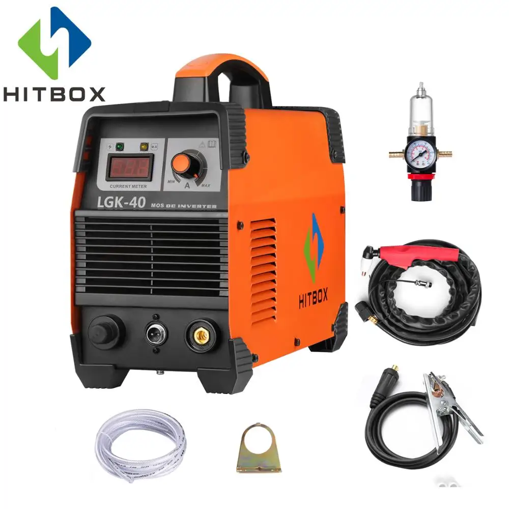 HITBOX плазменный резак 12 мм для резки 40A чистый резак 220 В с барометром Mosfet технология